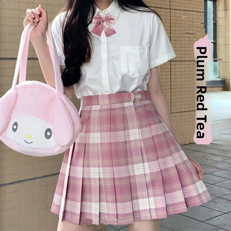 plus Size Japanese Style Pleated Skirt Long Sleeve Women's Two-Piece Set Student College Wind Skirt Uniform Polyester Fabric
plus Size Japanese Style Pleated Skirt Long Sleeve Women's Two-Piece Set Student College Wind Skirt Uniform Polyester Fabric