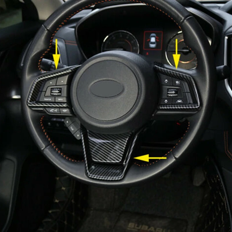 Переключатель рулевого колеса из АБС-углеволокна, Обложка для Subaru Forester Crosstrek XV 2018-2020
Переключатель рулевого колеса из АБС-углеволокна, Обложка для Subaru Forester Crosstrek XV 2018-2020