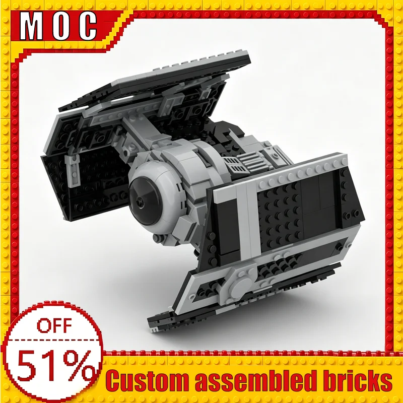 458PCS Interstellar Combat Jet Assembled From Classic Space Aircraft Sci-Fi MOC Building Blocks Model DIY Assembly Learning Gift
458PCS Interstellar Combat Jet Assembled From Classic Space Aircraft Sci-Fi MOC Building Blocks Model DIY Assembly Learning Gift