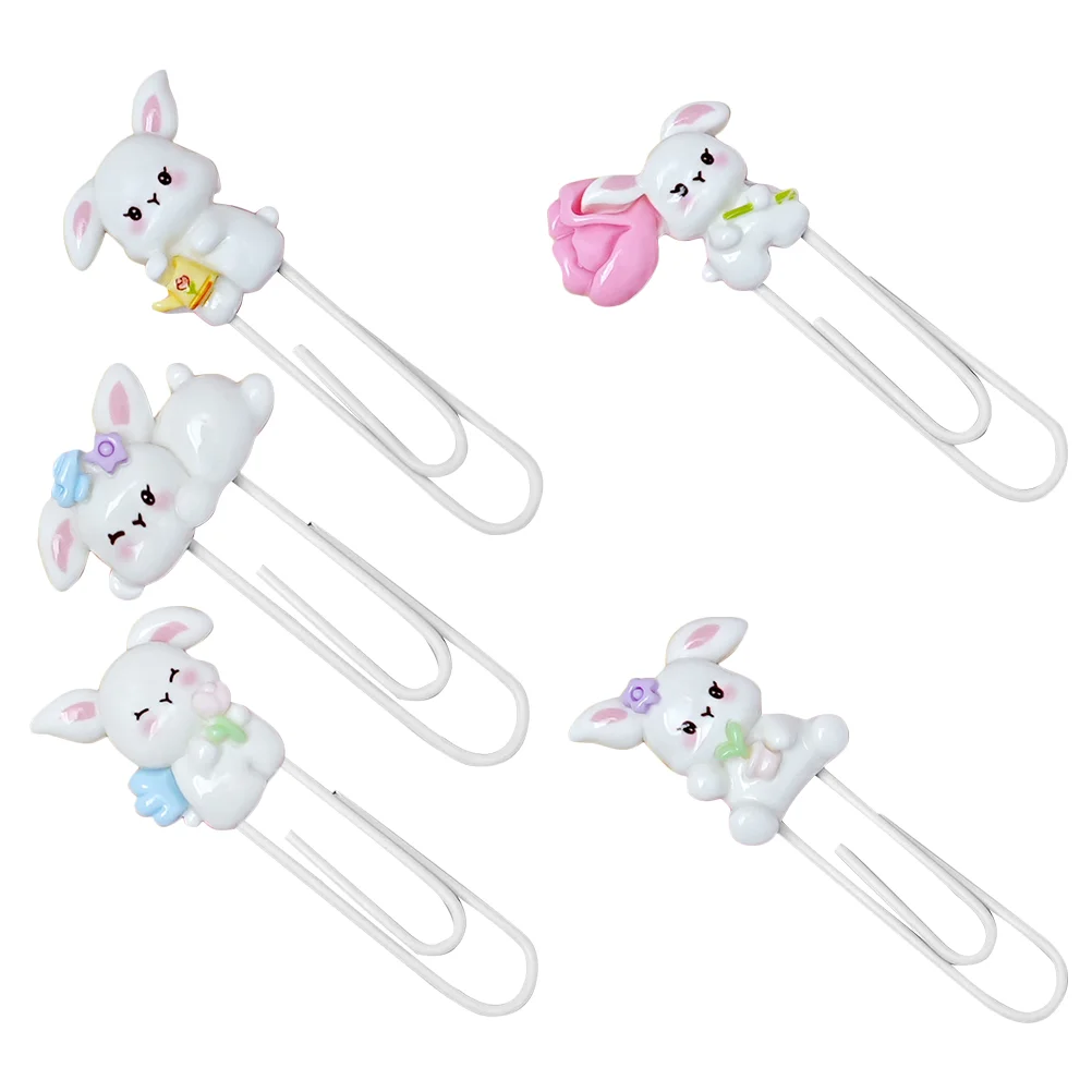 5 Pcs Rabbit Paperclip Bunny Stationery Shaped Clips Animal Easter Supplies Cartoon Student
5 Pcs Rabbit Paperclip Bunny Stationery Shaped Clips Animal Easter Supplies Cartoon Student