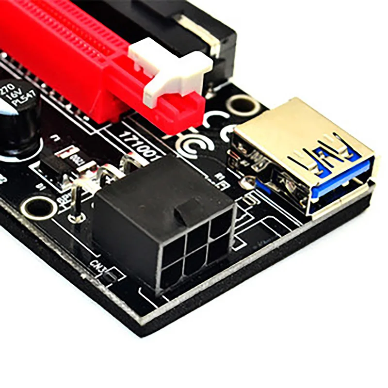 Графическая карта-удлинитель Durable-PCIE Riser от 1X до 16X для графического процессора, карта адаптера Riser с питанием VER009S, 60 см, кабель USB 3.0, PCIE R
Графическая карта-удлинитель Durable-PCIE Riser от 1X до 16X для графического процессора, карта адаптера Riser с питанием VER009S, 60 см, кабель USB 3.0, PCIE R