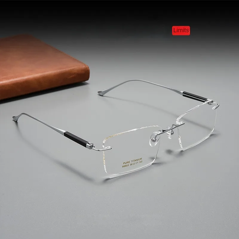 High quality Pure Titanium Frameless Glasses For Men High-Quality Rosewood Legs For Business Elites Frameless Glasses Frame Man
High quality Pure Titanium Frameless Glasses For Men High-Quality Rosewood Legs For Business Elites Frameless Glasses Frame Man