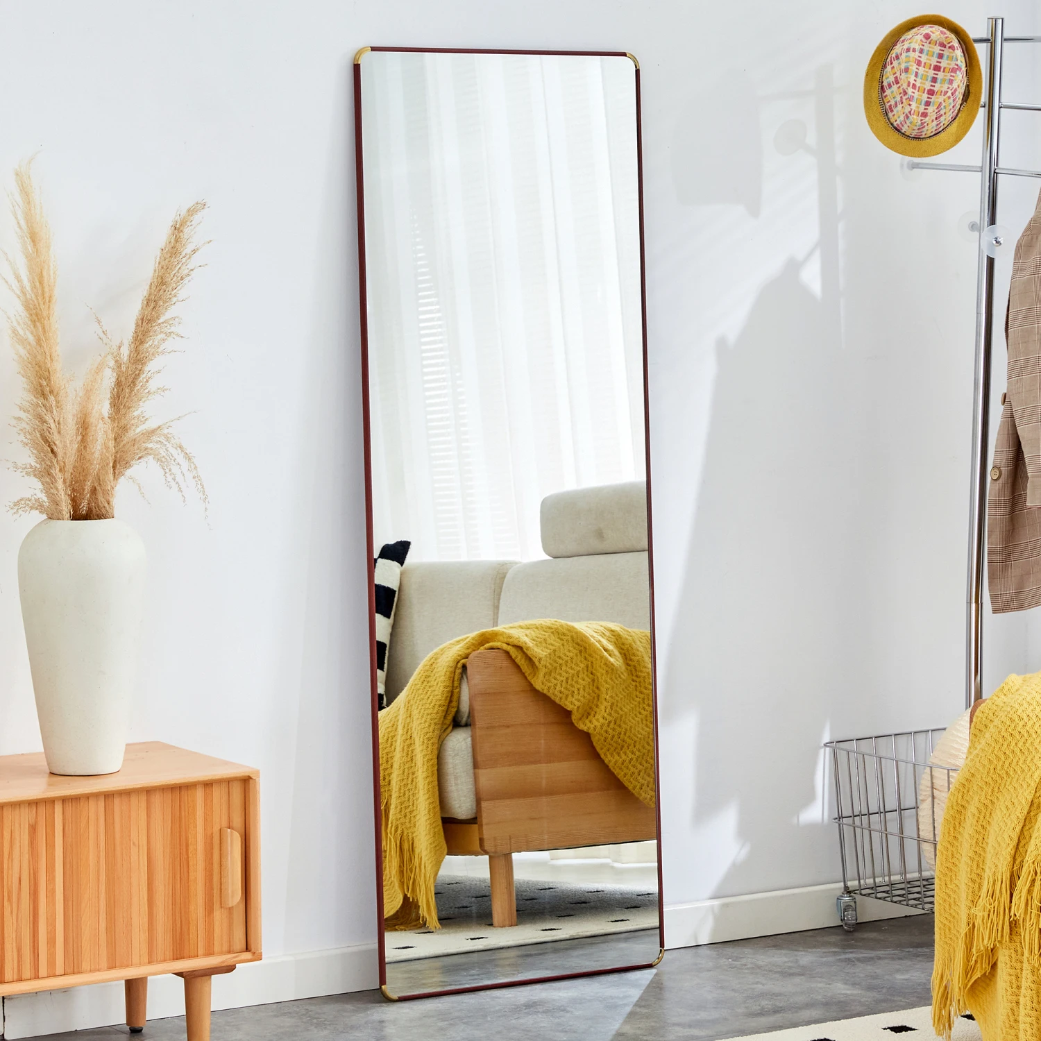 The 4th generation floor standing full-length mirror. wall mirror, bathroom makeup mirror, bedroom foyer, clothing store, wall m
The 4th generation floor standing full-length mirror. wall mirror, bathroom makeup mirror, bedroom foyer, clothing store, wall m