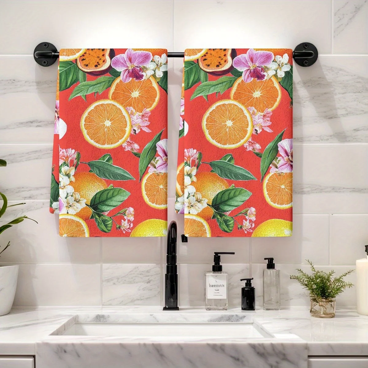 2PCS Kitchen Towel Set Dish Towel Orange Plants and Flowers Dish Clothsfor Bathroom and Kitchen Hand Towel Dish Cloth and Decor
2PCS Kitchen Towel Set Dish Towel Orange Plants and Flowers Dish Clothsfor Bathroom and Kitchen Hand Towel Dish Cloth and Decor