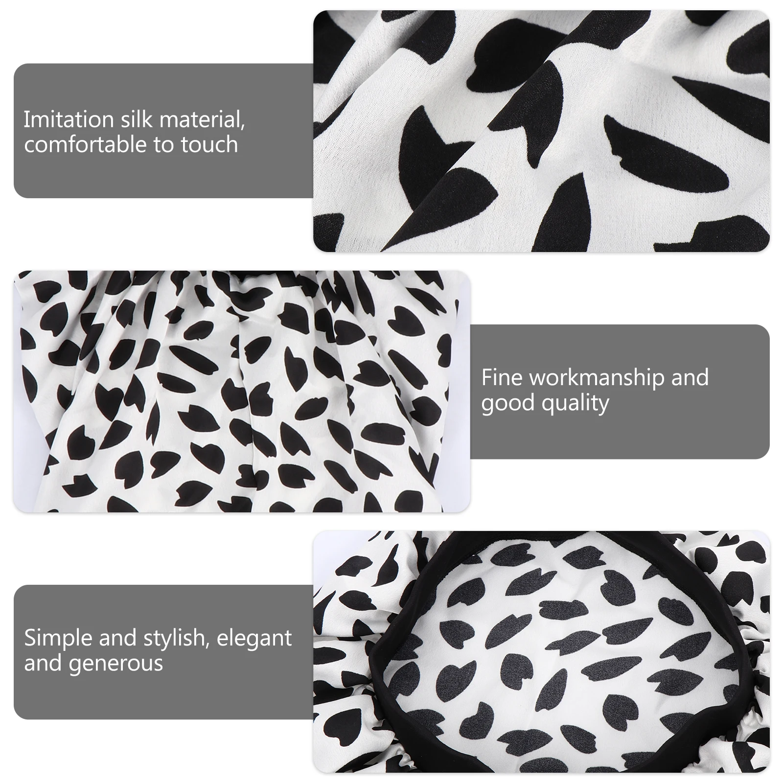 Long Satin High Elasticity Sleep Caps For Women Hair Protection Hats Wide Brimmed Printed Elastic Bonnet Soft Durable
Long Satin High Elasticity Sleep Caps For Women Hair Protection Hats Wide Brimmed Printed Elastic Bonnet Soft Durable