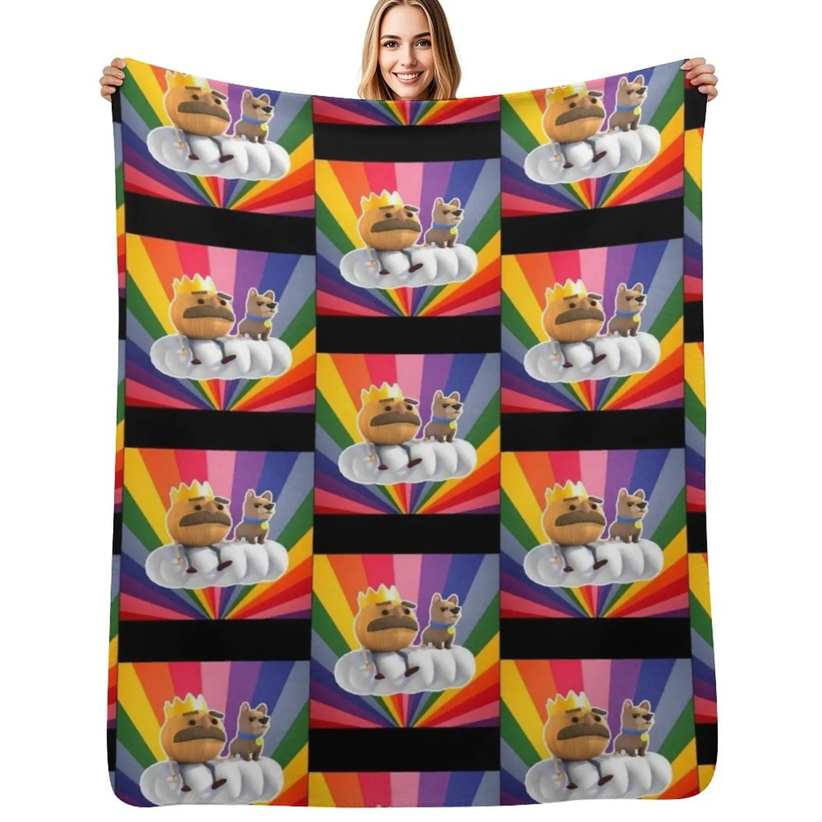 Overcooked rainbow Throw Blanket Multi Use Warm Blanket for Living Room Bedroom
Overcooked rainbow Throw Blanket Multi Use Warm Blanket for Living Room Bedroom