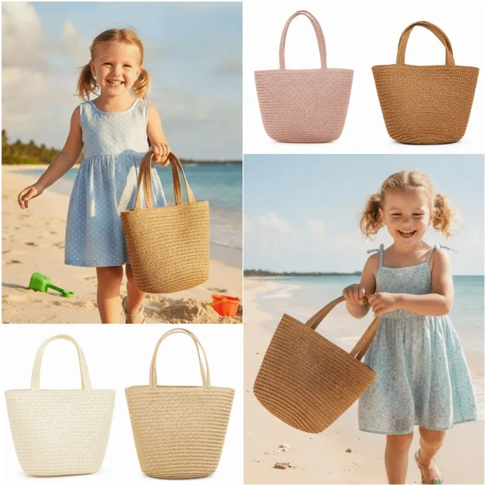 Creative Weaving Girl Handbag Two Size Beach Use Mini Hand Bag Multicolor Coin Bag Children Use
Creative Weaving Girl Handbag Two Size Beach Use Mini Hand Bag Multicolor Coin Bag Children Use