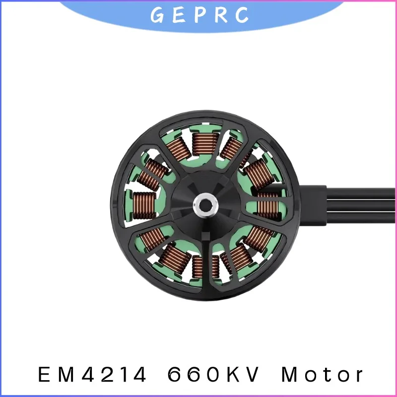 GEPRC EM4214 660KV High Torque Motor for12-14 Propellers 6S-8S 80A ESC Compatible Professional Long Range Heavy Lift Drone Motor
GEPRC EM4214 660KV High Torque Motor for12-14 Propellers 6S-8S 80A ESC Compatible Professional Long Range Heavy Lift Drone Motor