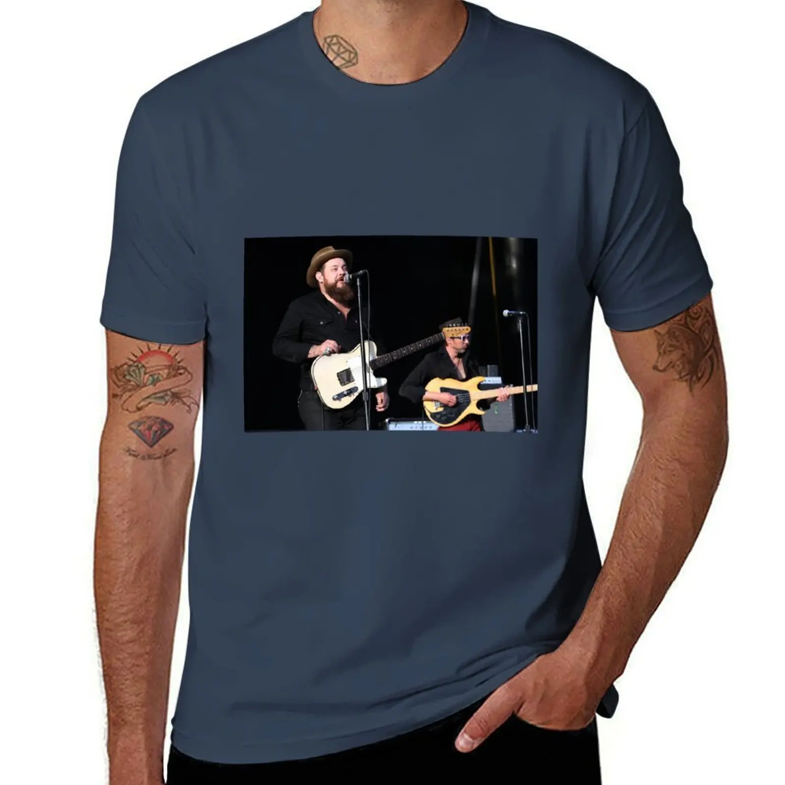 Nathaniel Ratliff - Nathaniel Ratliff & the Night Sweats - Photograph T-Shirt Trendy Print Short Sleeve T-Shirt
Nathaniel Ratliff - Nathaniel Ratliff & the Night Sweats - Photograph T-Shirt Trendy Print Short Sleeve T-Shirt