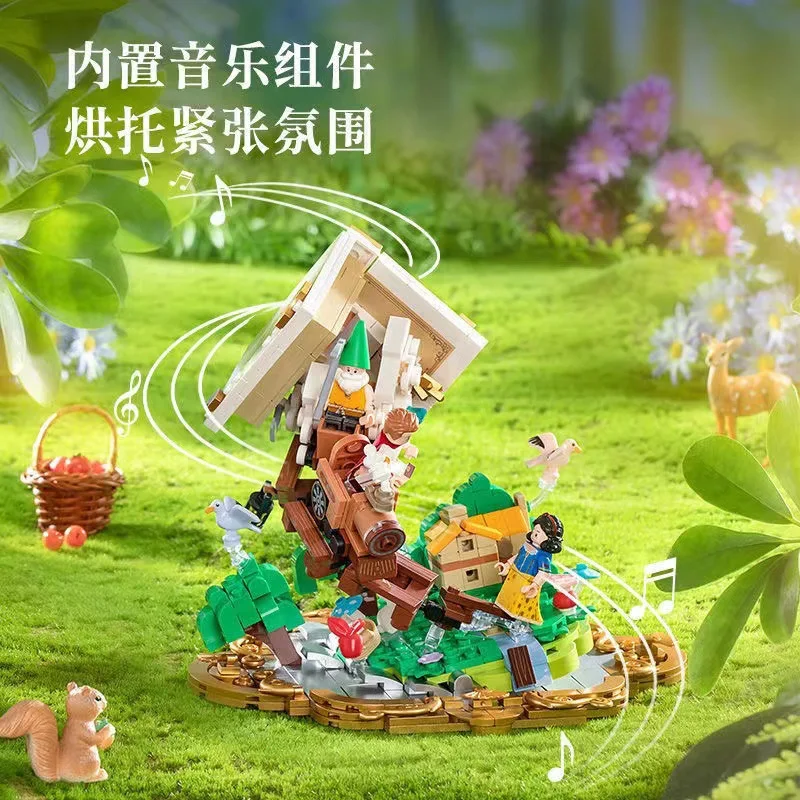 Wekki 506185 Fairy Tale Book Model Desktop Ornaments Lighting Gift Box Series DIY Toys Building Blocks Girls' Holiday Gifts
Wekki 506185 Fairy Tale Book Model Desktop Ornaments Lighting Gift Box Series DIY Toys Building Blocks Girls' Holiday Gifts