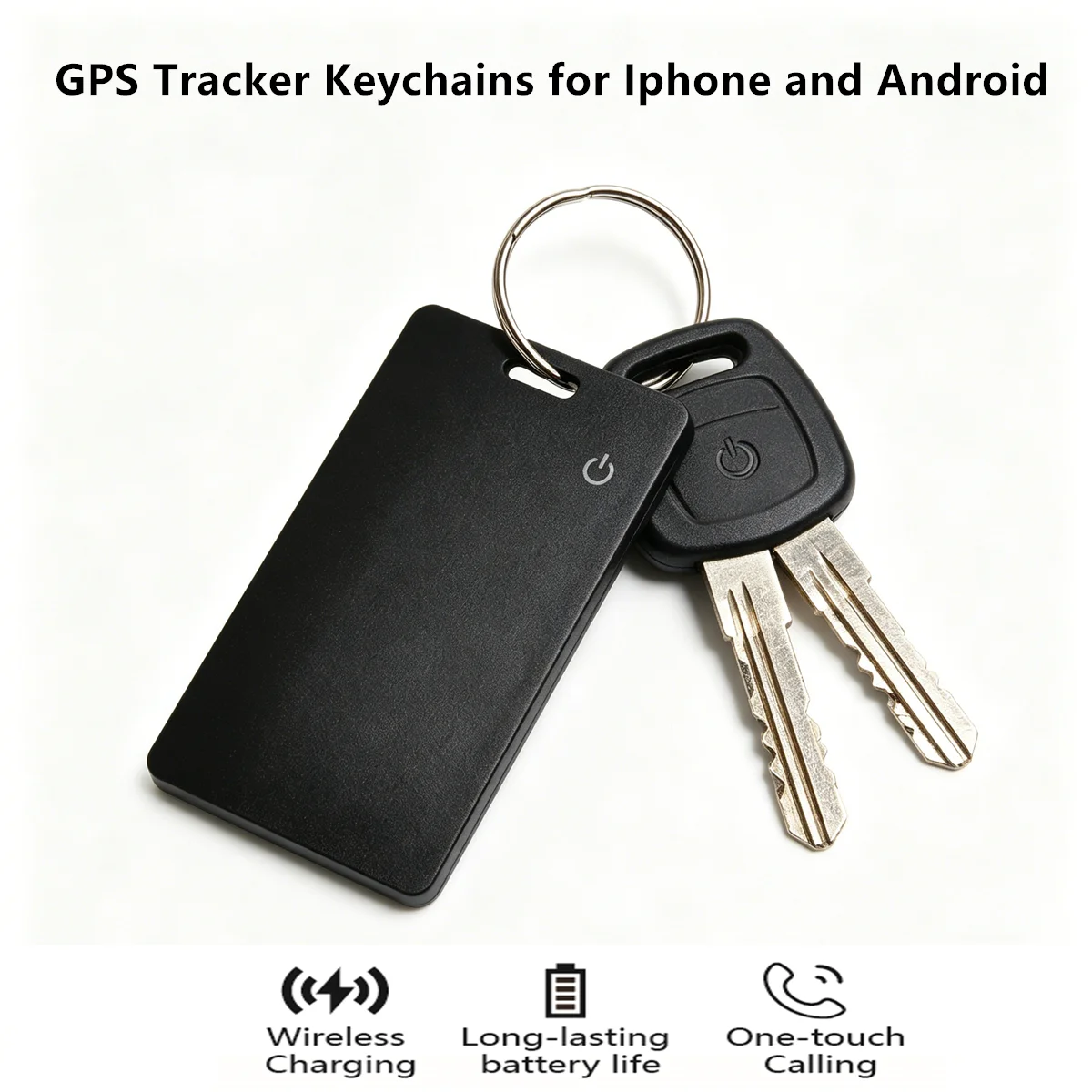 GPS Locator Card Wireless Charging Tracking Location Wallet Tracker Card Waterproof Work with Apple Find My Android Find Hub
GPS Locator Card Wireless Charging Tracking Location Wallet Tracker Card Waterproof Work with Apple Find My Android Find Hub