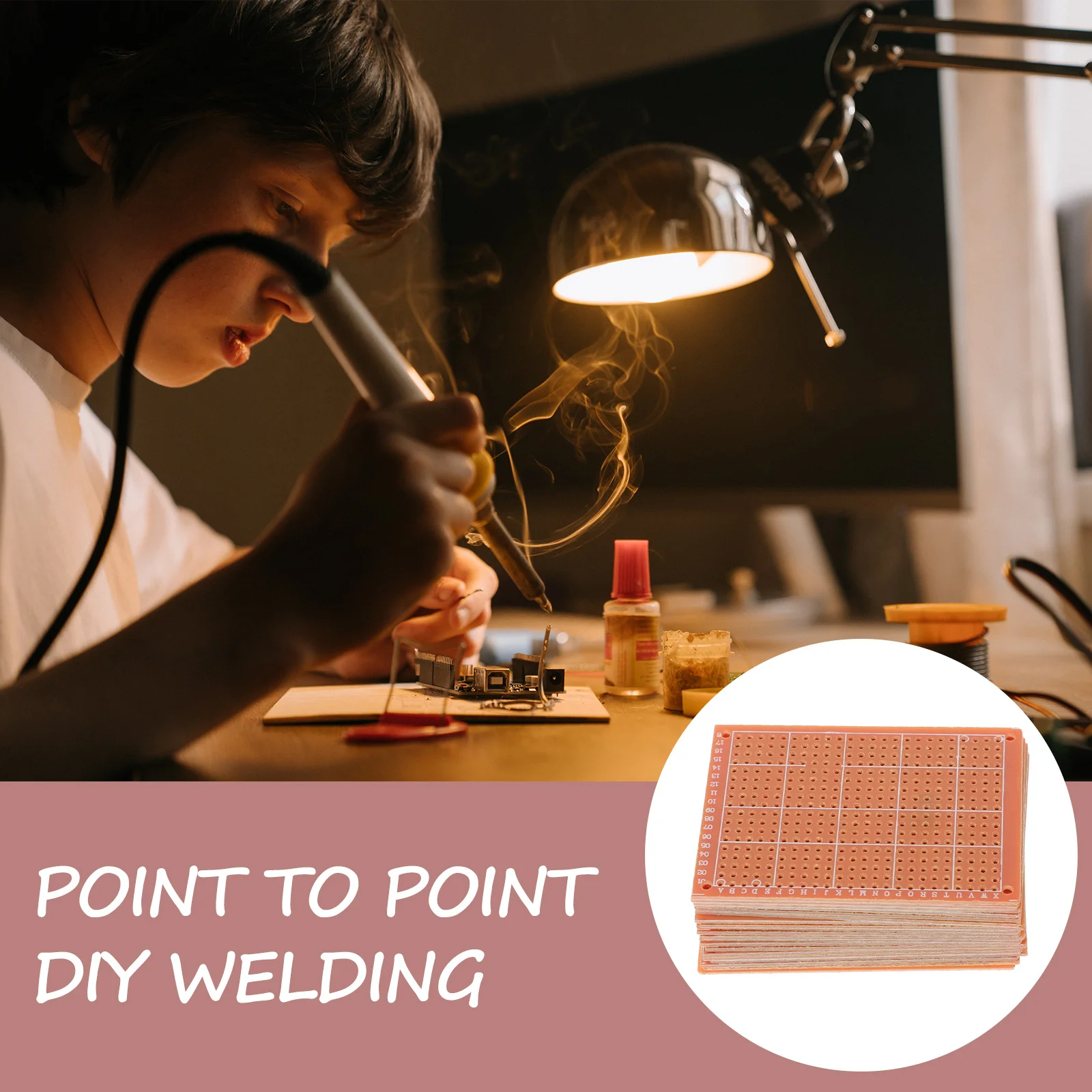20Pcs Pcb Test Boards 7x5cm Solder Finished Prototype Single Side Copper DIY Circuit Breadboard 720 Holes 7*5cm Pcb Board 
20Pcs Pcb Test Boards 7x5cm Solder Finished Prototype Single Side Copper DIY Circuit Breadboard 720 Holes 7*5cm Pcb Board
