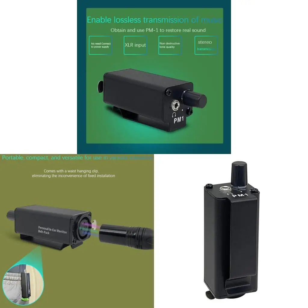Quality In Ear Monitoring Amplifiers with Belt Pack for Individual Monitors
Quality In Ear Monitoring Amplifiers with Belt Pack for Individual Monitors