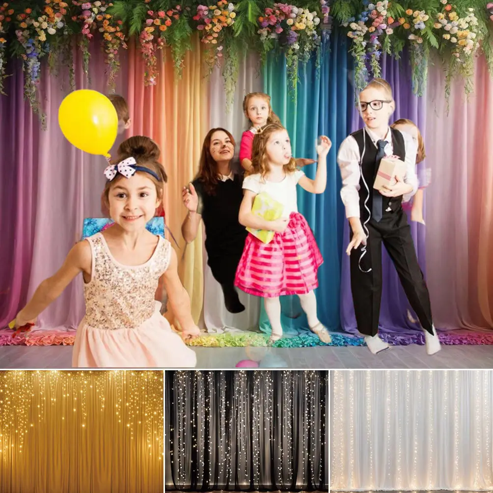 MOON.QG Birthday Backdrop Black Glod Sequin Curtain Party Decoration Backgrounds for Photographs Wedding Baby Shower PhotoProps
MOON.QG Birthday Backdrop Black Glod Sequin Curtain Party Decoration Backgrounds for Photographs Wedding Baby Shower PhotoProps