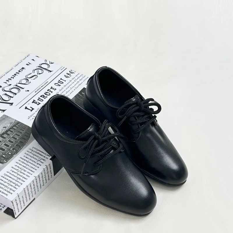 Boy Leather Shoes Spring Autumn Children Pointed Toe Low-heels Fashion Causal Kids Black School Party Performance Shoes Lace-up
Boy Leather Shoes Spring Autumn Children Pointed Toe Low-heels Fashion Causal Kids Black School Party Performance Shoes Lace-up