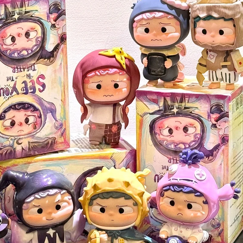 Heyone Ozai See You In The Theater Series слепая коробка милая аниме фигурка настольные украшения Kawaii загадочная кукла на день рождения подарок 
Heyone Ozai See You In The Theater Series слепая коробка милая аниме фигурка настольные украшения Kawaii загадочная кукла на день рождения подарок