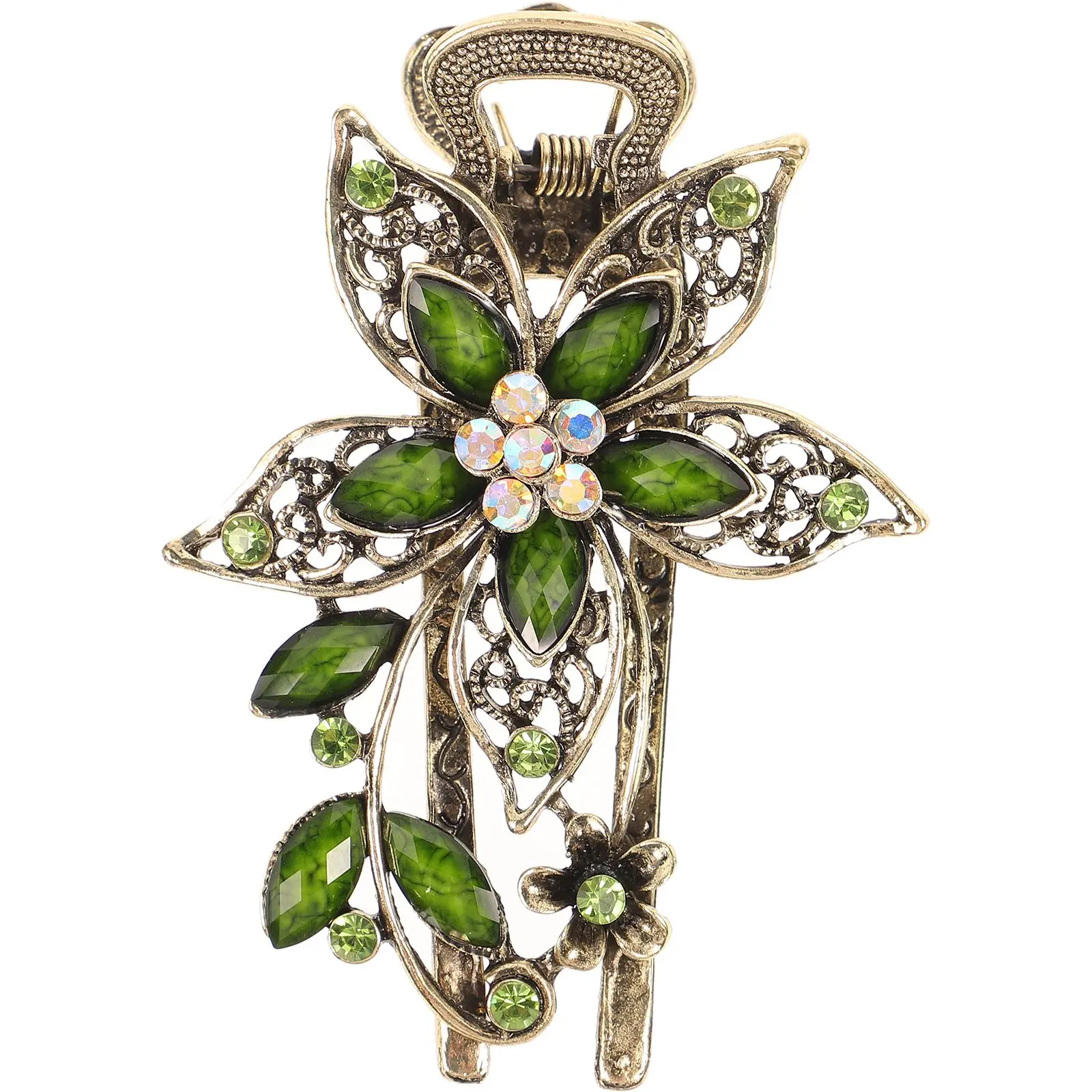 Petal Hair Clip Floral Crystal Hairpin Flower Barrette Vintage Women Hairpin Hair Accessory Party Prom Headdress Decor Hair Clip
Petal Hair Clip Floral Crystal Hairpin Flower Barrette Vintage Women Hairpin Hair Accessory Party Prom Headdress Decor Hair Clip