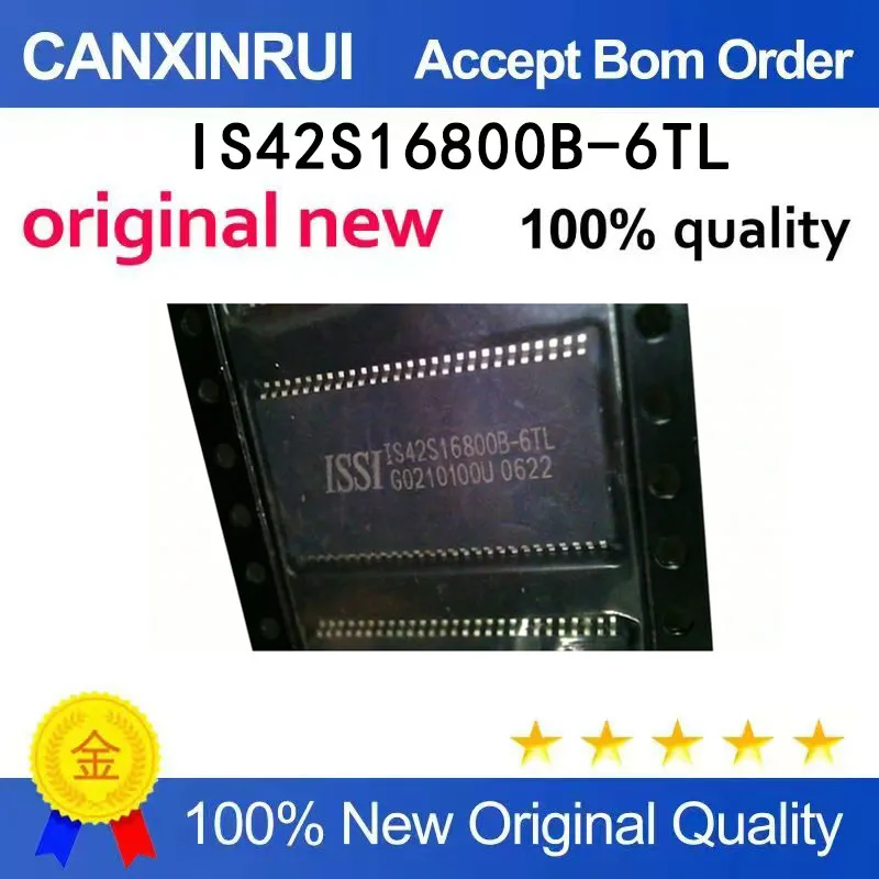 (5-100 pieces)New IS42S16800B-6TL IS42S16800B TSOP54 Integrated Circuit Spot Chip IC
(5-100 pieces)New IS42S16800B-6TL IS42S16800B TSOP54 Integrated Circuit Spot Chip IC