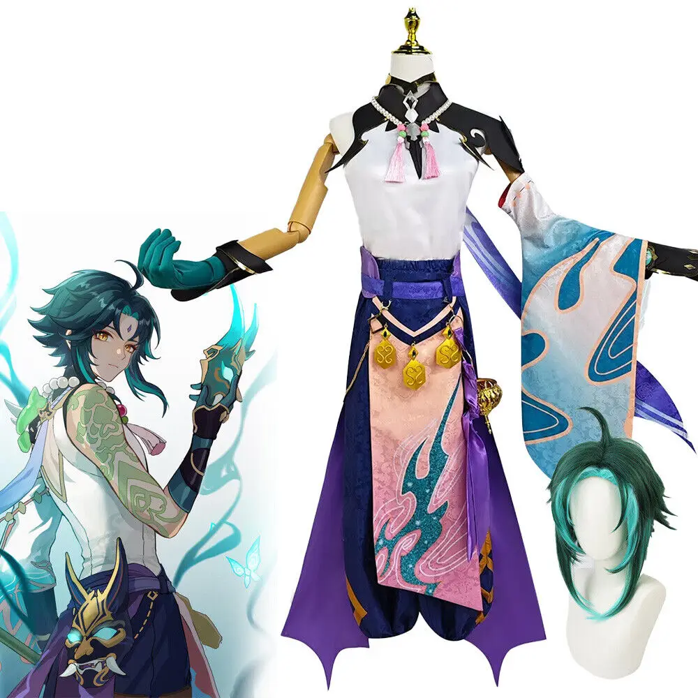 Fulujiacos Genshin Impact Guardian Yaksha XIAO Full Set Cosplay Costume Halloween Carnival
Fulujiacos Genshin Impact Guardian Yaksha XIAO Full Set Cosplay Costume Halloween Carnival
