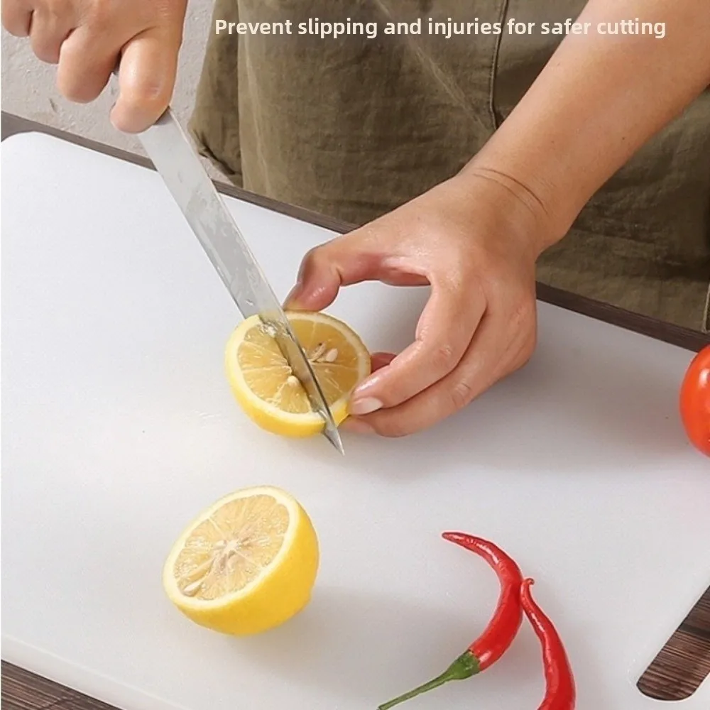Thicken Plastic Cutting Board Anti-slip Kitchen Rectangular Panel Mouldproof Double Sided Chopping Board Easy Cleaning
Thicken Plastic Cutting Board Anti-slip Kitchen Rectangular Panel Mouldproof Double Sided Chopping Board Easy Cleaning