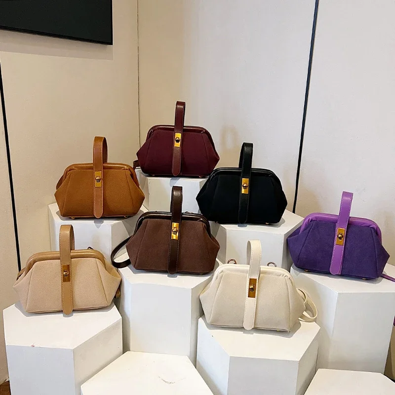 Sense of Luxury Faux Suede and PU Frame Shoulder and Crossbody Bags 2025 New High Quality Unique Design Handbags for Women
Sense of Luxury Faux Suede and PU Frame Shoulder and Crossbody Bags 2025 New High Quality Unique Design Handbags for Women