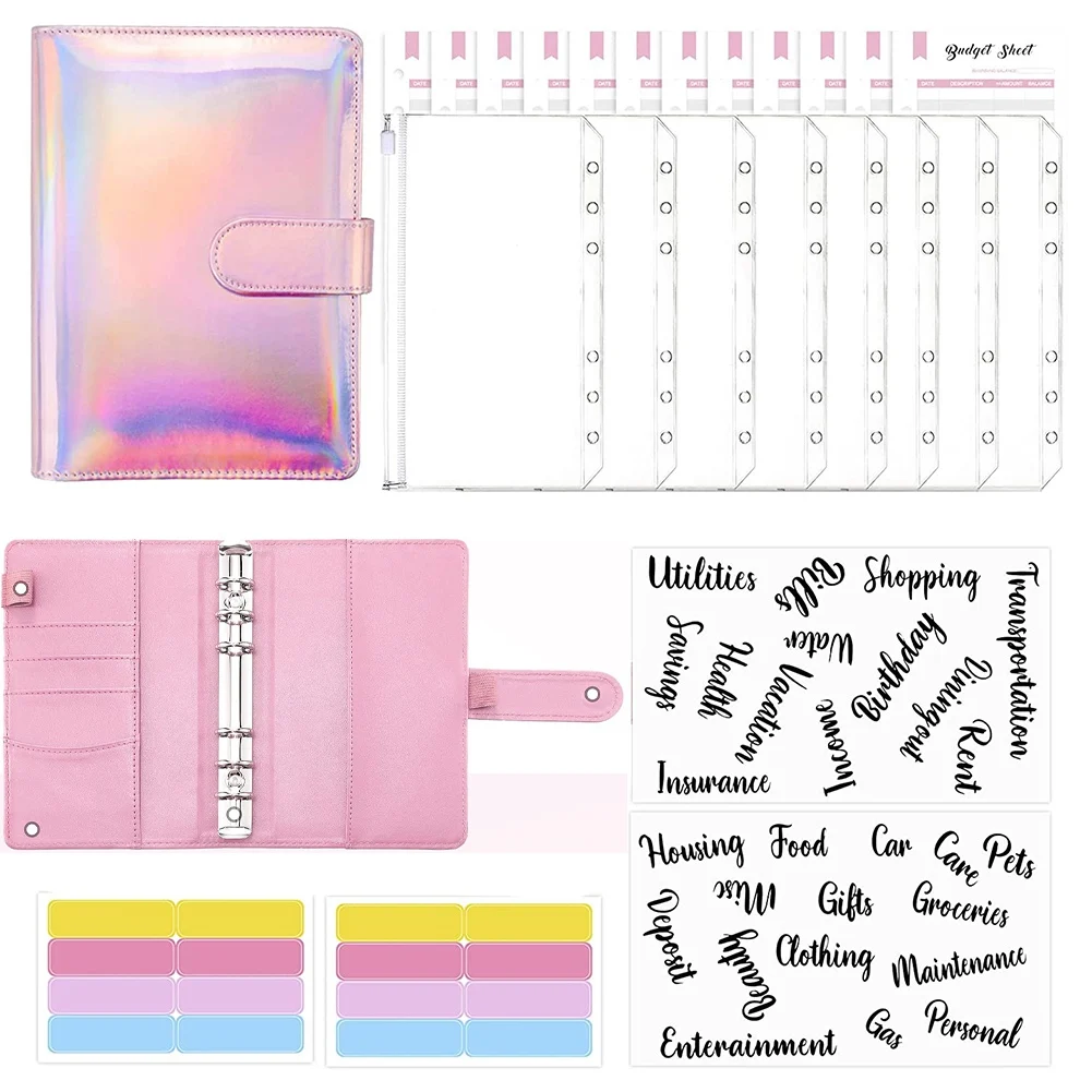 Budget Binder Set - Budget Binder with Cash Envelopes, Cash Organizer Money Saving Binder Cash Envelopes for Budgeting A
Budget Binder Set - Budget Binder with Cash Envelopes, Cash Organizer Money Saving Binder Cash Envelopes for Budgeting A