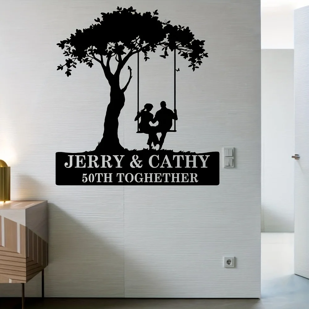 Love Tree Metal Wall Decoration with Couple on Swing Ideal for Christmas Valentine's As A Gift for Nature - Loving Couples 
Love Tree Metal Wall Decoration with Couple on Swing Ideal for Christmas Valentine's As A Gift for Nature - Loving Couples