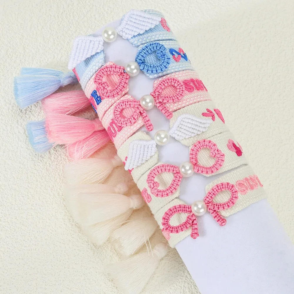 Bohemia Creative Hand Woven Pearl Bracelet For Women Embroidery Letters Bow Wing Adjustable Hand Rope Fashion Jewelery Wholesale
Bohemia Creative Hand Woven Pearl Bracelet For Women Embroidery Letters Bow Wing Adjustable Hand Rope Fashion Jewelery Wholesale