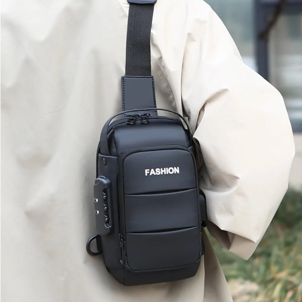 Anti-theft Men's Chest Bag USB Charging Port Adjustable Strap Password Sling Bag Multi-storey Waterproof Shoulder Crossbody Bag
Anti-theft Men's Chest Bag USB Charging Port Adjustable Strap Password Sling Bag Multi-storey Waterproof Shoulder Crossbody Bag