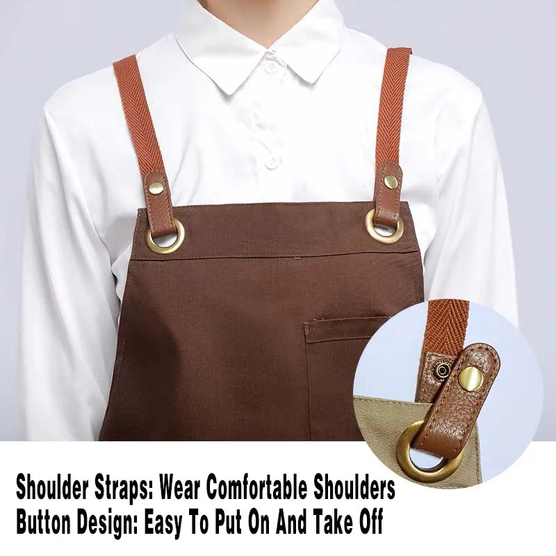 Custom printed canvas apron logo, bread cake shop barista milk tea shop waiter waterproof work uniform apron size
Custom printed canvas apron logo, bread cake shop barista milk tea shop waiter waterproof work uniform apron size