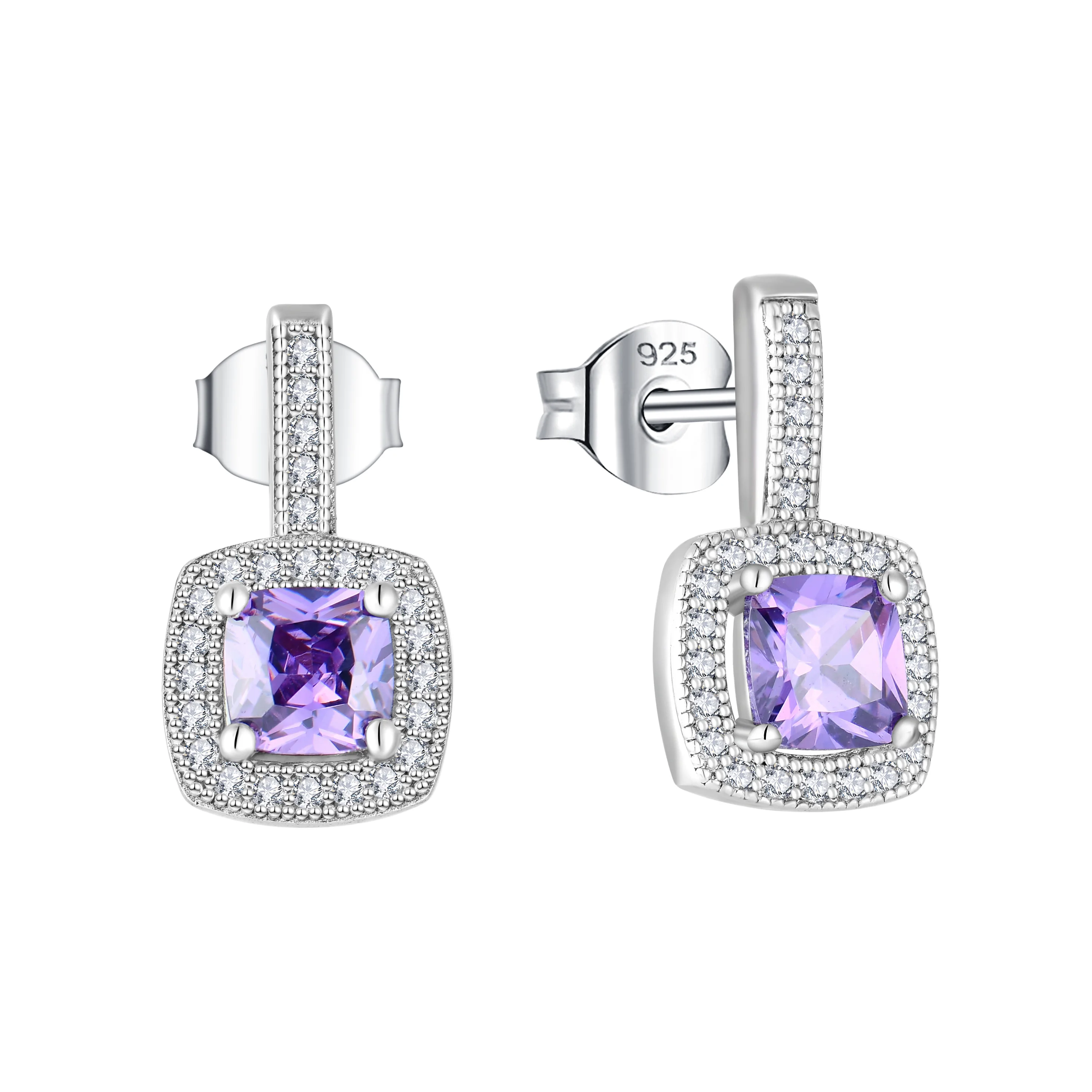 QX Custom OEM Fine Jewelry Cc Earrings Luxury 925 Silver 14k Gold Plated Hoop Diamond Women Purple Earring Drop Earrings
QX Custom OEM Fine Jewelry Cc Earrings Luxury 925 Silver 14k Gold Plated Hoop Diamond Women Purple Earring Drop Earrings