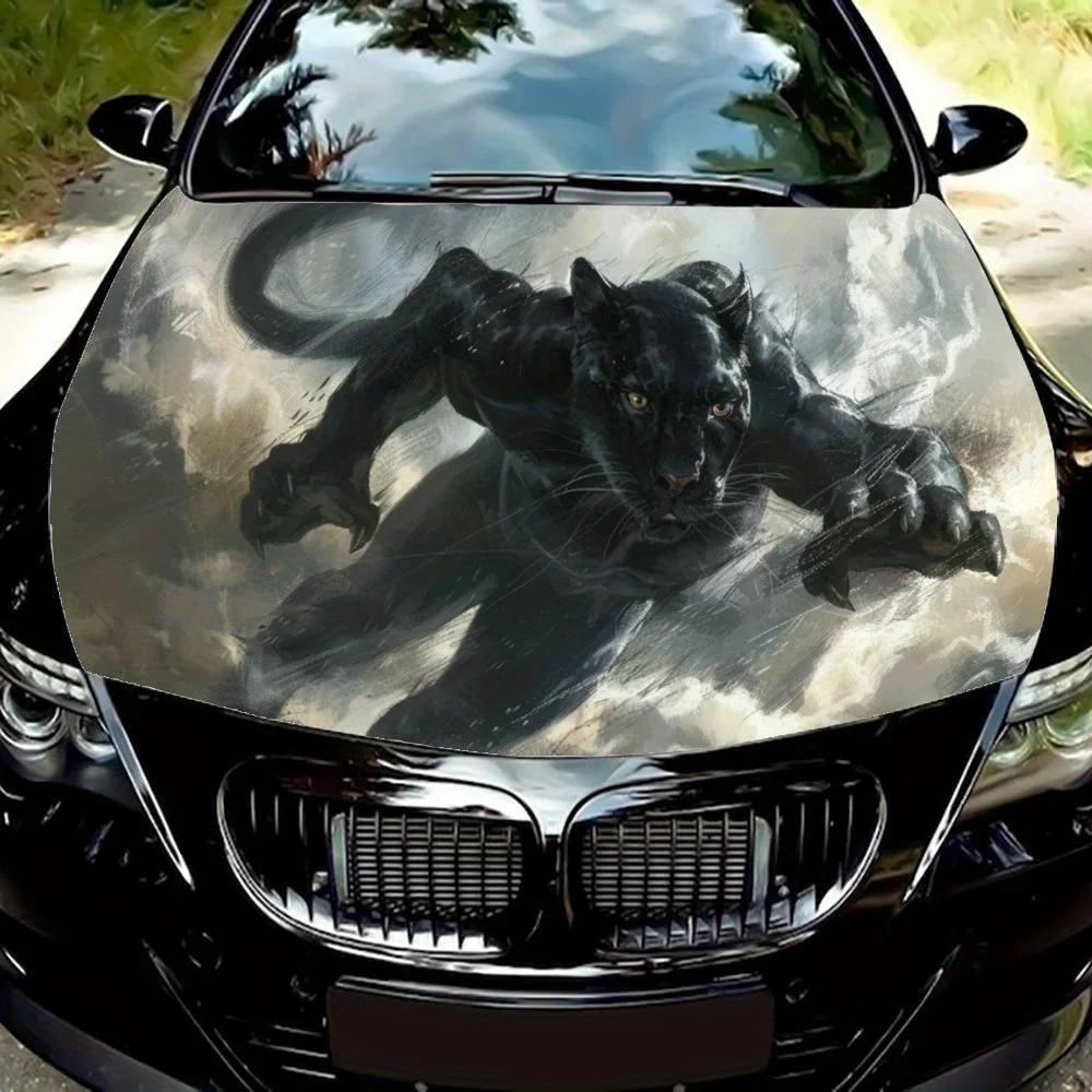 Black Panther Running in The Cloud Sea,Gift, Car Vinyl Wraps, Engine Hood Decal Sticker, Splash-Resistant, Easy Removal, Durable
Black Panther Running in The Cloud Sea,Gift, Car Vinyl Wraps, Engine Hood Decal Sticker, Splash-Resistant, Easy Removal, Durable