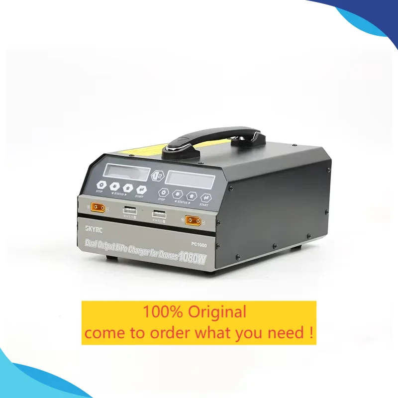 SKYRC PC1080 Charger: 1080W, 20A Dual Channel (540W*2) for Agricultural Spraying Drone UAV Lithium Batteries 
SKYRC PC1080 Charger: 1080W, 20A Dual Channel (540W*2) for Agricultural Spraying Drone UAV Lithium Batteries