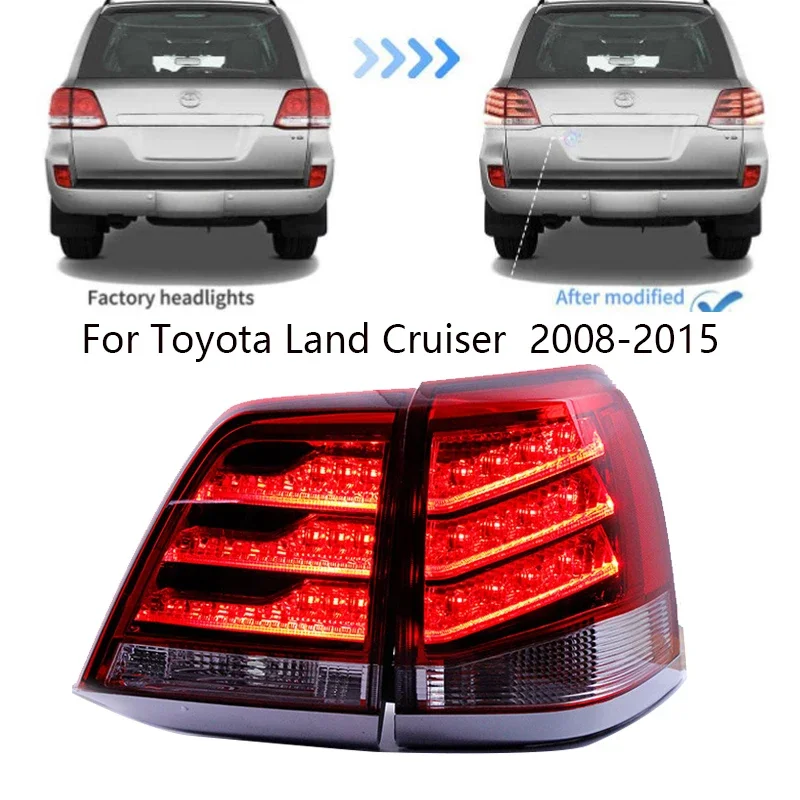Автомобильный светодиодный задний фонарь для Toyota Land Cruiser 200 LC200 2008-2015, задний фонарь дальнего света + тормоз + задний ход + указатель поворота
Автомобильный светодиодный задний фонарь для Toyota Land Cruiser 200 LC200 2008-2015, задний фонарь дальнего света + тормоз + задний ход + указатель поворота