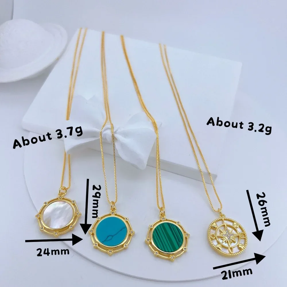 1 Pcs Copper Plating Zircon Shell Pendant Only for Diy Earring Necklace Making Supplies Round Accessories Lapis Lazuli Jewelry
1 Pcs Copper Plating Zircon Shell Pendant Only for Diy Earring Necklace Making Supplies Round Accessories Lapis Lazuli Jewelry