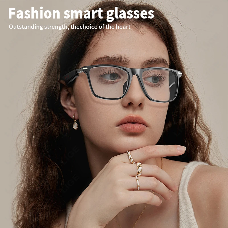 LIGE Smart Glasses Bluetooth Calling Music Playback AI Voice Assistant IP68 Waterproof Fashion Smart Sunglasses For Men Woman
LIGE Smart Glasses Bluetooth Calling Music Playback AI Voice Assistant IP68 Waterproof Fashion Smart Sunglasses For Men Woman