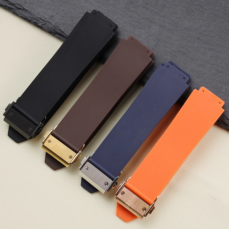 Silicone Watchband for Hublot Big Bang 25x19mm 21x15mm Waterproof Rubber Wrist Watch Strap Bracelet in Black Blue Orange Brown f
Silicone Watchband for Hublot Big Bang 25x19mm 21x15mm Waterproof Rubber Wrist Watch Strap Bracelet in Black Blue Orange Brown f