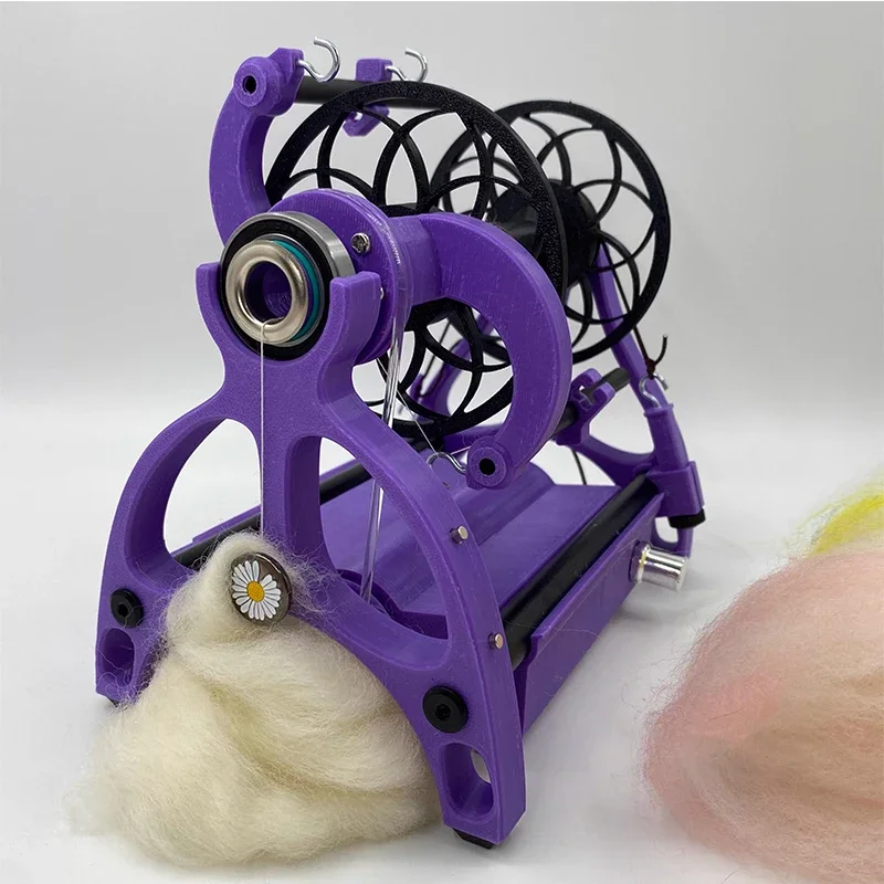 Portable Electric Spinning Wheel Mini Yarn Making Machine Adjustable Speed for Dog Hair Wool Cotton DIY Craft
Portable Electric Spinning Wheel Mini Yarn Making Machine Adjustable Speed for Dog Hair Wool Cotton DIY Craft