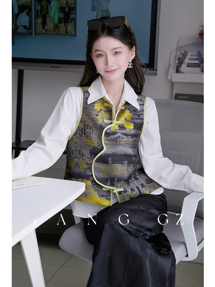 New Chinese Sle Double-Sided Wearable Women's Vest YANG GZ Han Autumn Moon Design Chui out of the Border Picture
New Chinese Sle Double-Sided Wearable Women's Vest YANG GZ Han Autumn Moon Design Chui out of the Border Picture