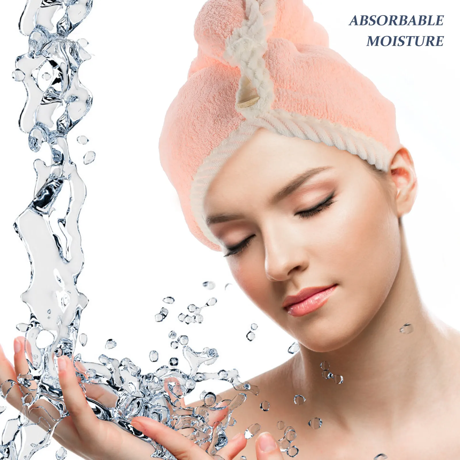 Supple Coral Fleece Hair Drying Wrap Comfortable Water Absorbent Head Wrap Towel for Shower Bathing Makeup Face Washing Use
Supple Coral Fleece Hair Drying Wrap Comfortable Water Absorbent Head Wrap Towel for Shower Bathing Makeup Face Washing Use