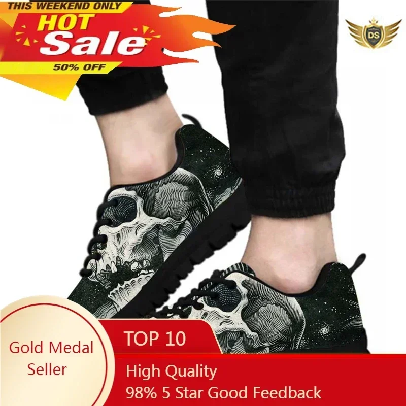 Men's Sneakers Breathable Cool Skull Patterns Sport Shoes For Men Mesh Footwear For Boys Fashionable Sneakers
Men's Sneakers Breathable Cool Skull Patterns Sport Shoes For Men Mesh Footwear For Boys Fashionable Sneakers