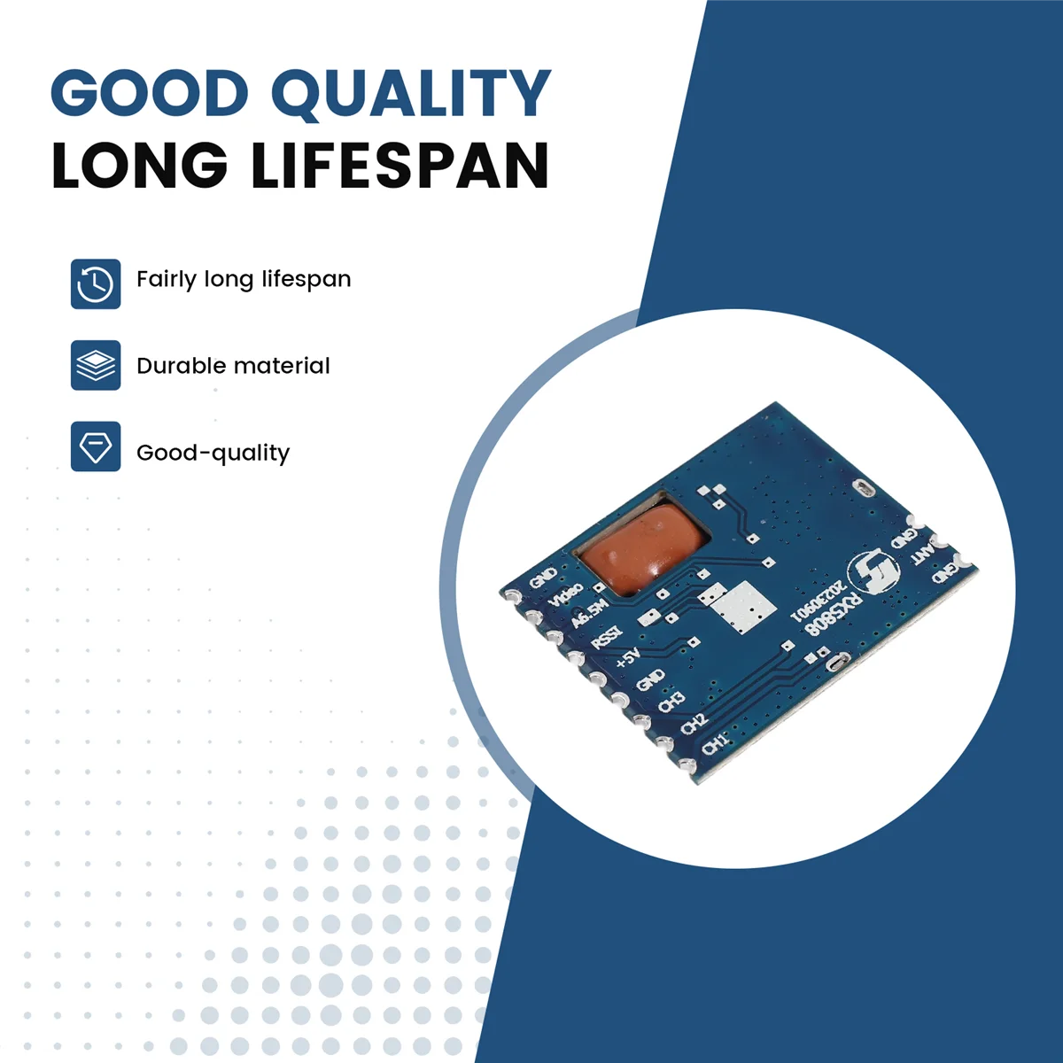 5.8G FPV Mini Wireless Audio Video Receiver Module RX5808 for FPV System RC Helicopter RC Parts DY
5.8G FPV Mini Wireless Audio Video Receiver Module RX5808 for FPV System RC Helicopter RC Parts DY