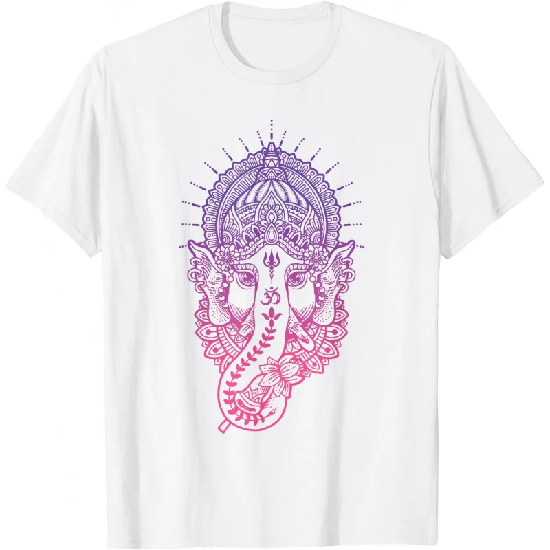 0413 Elephant Om Yoga Ganesha Indian God Ganesh Gift T-Shirt 100% cotton print Tee Short Sleeve Graphic clothes All size tops
0413 Elephant Om Yoga Ganesha Indian God Ganesh Gift T-Shirt 100% cotton print Tee Short Sleeve Graphic clothes All size tops