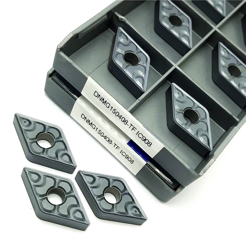 DNMG150404 DNMG150408 TF IC907/IC908 карбидная вставка внешний токарный инструмент высокое качество токарная вставка CNC режущий инструмент
DNMG150404 DNMG150408 TF IC907/IC908 карбидная вставка внешний токарный инструмент высокое качество токарная вставка CNC режущий инструмент