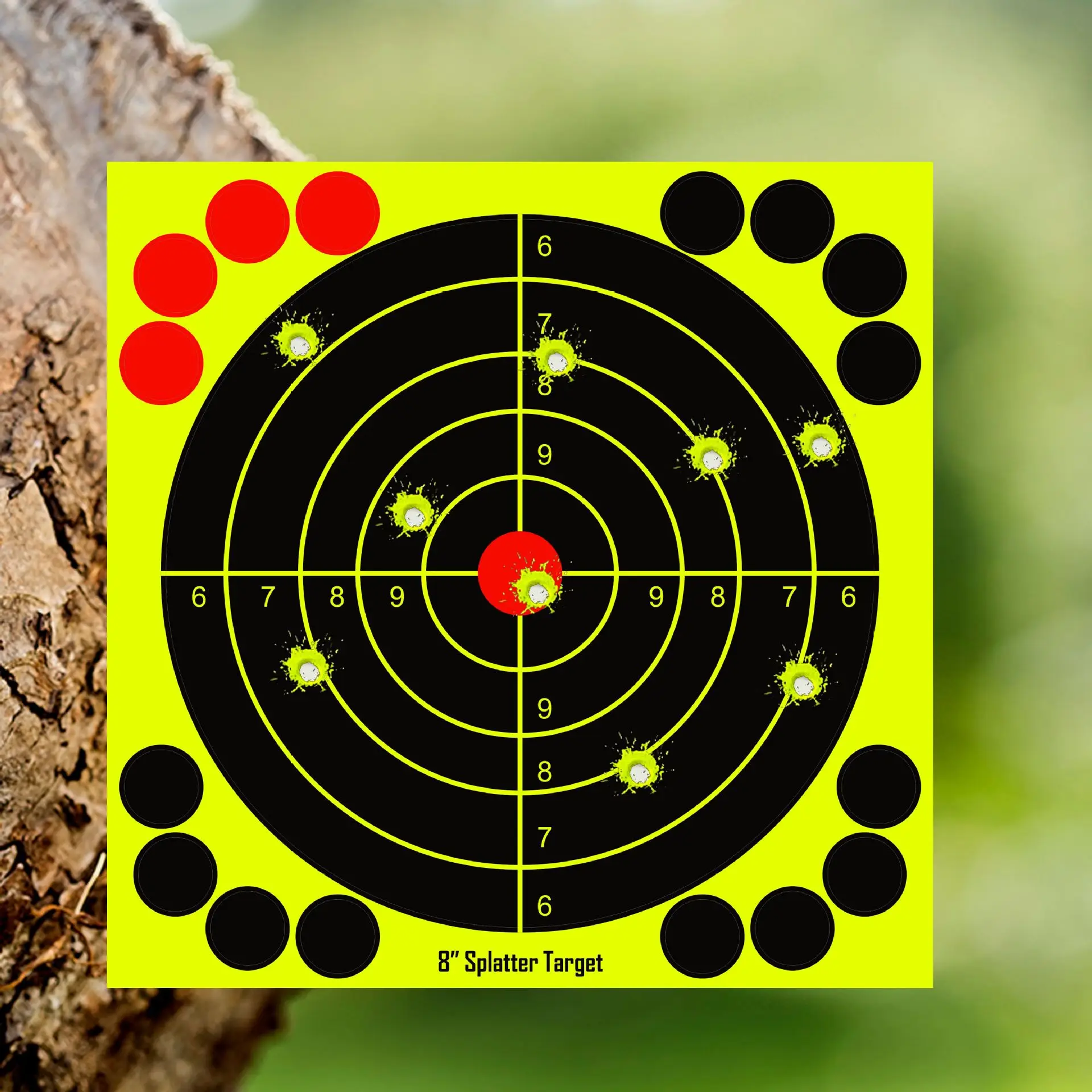 LIANMAN 8-inch Splash Fluorescent Yellow Color Changing Target Sticker Outdoor Shooting Practice Shooting Training Target
LIANMAN 8-inch Splash Fluorescent Yellow Color Changing Target Sticker Outdoor Shooting Practice Shooting Training Target