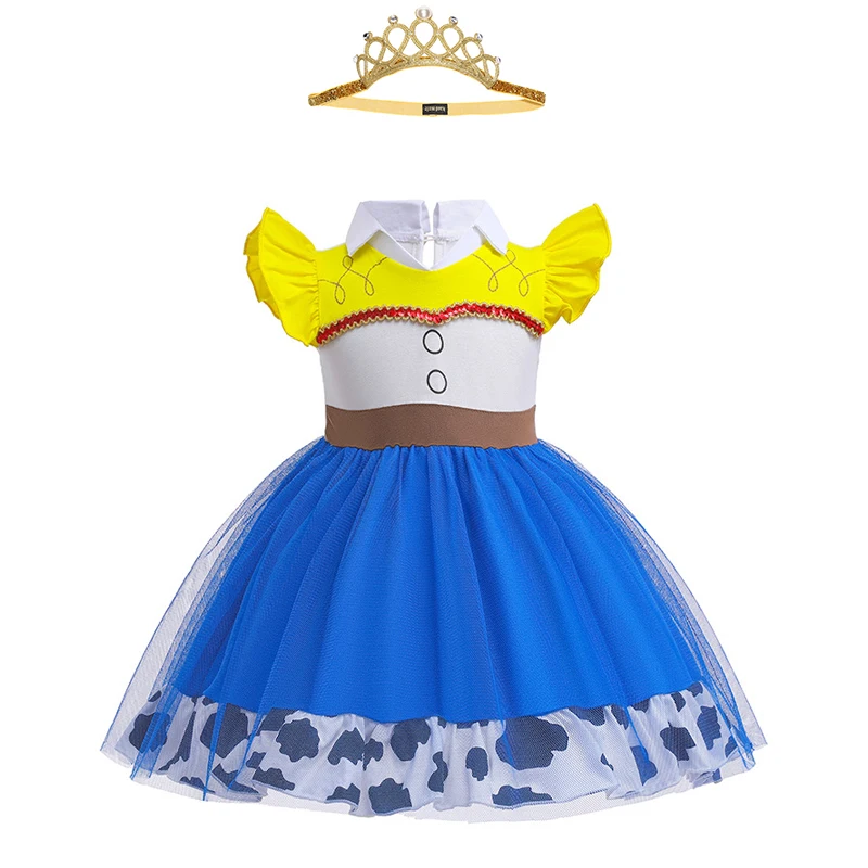 Baby Girls Princess Tulle Dress with A Crown Halloween Fancy Party Costume Summer Little Girls Clothes Birthday Party Christmas
Baby Girls Princess Tulle Dress with A Crown Halloween Fancy Party Costume Summer Little Girls Clothes Birthday Party Christmas