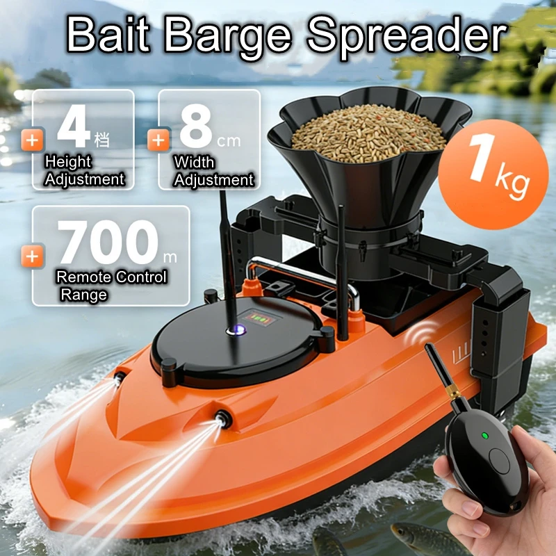 Portable Bait Boat Rotating Spreader with Adjustable Length and Height: Electric Wireless Remote-Controlled Bait Spreader
Portable Bait Boat Rotating Spreader with Adjustable Length and Height: Electric Wireless Remote-Controlled Bait Spreader