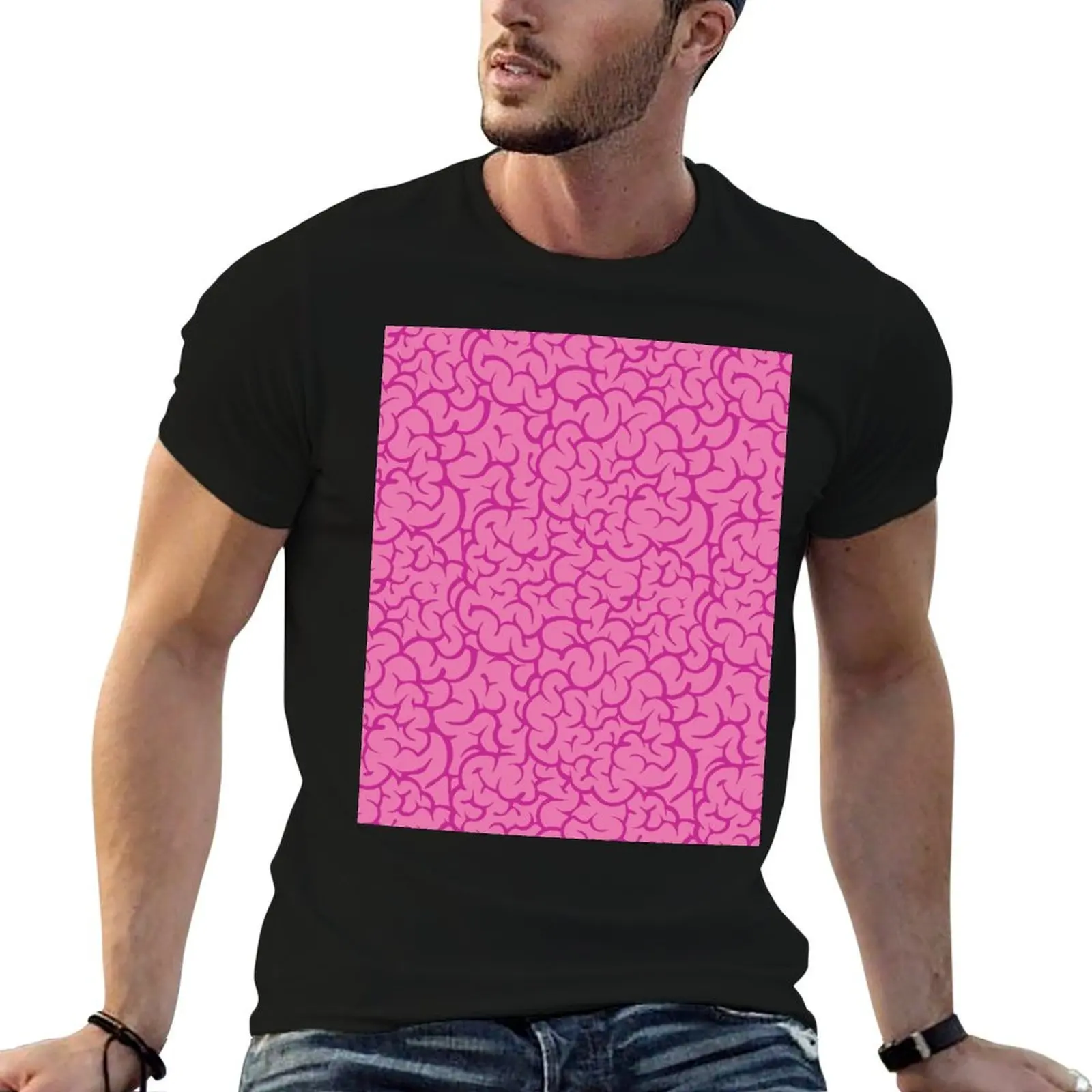 Pink brains pattern T-Shirt oversize t-shirts man quick-drying baggy shirts shirts men
Pink brains pattern T-Shirt oversize t-shirts man quick-drying baggy shirts shirts men