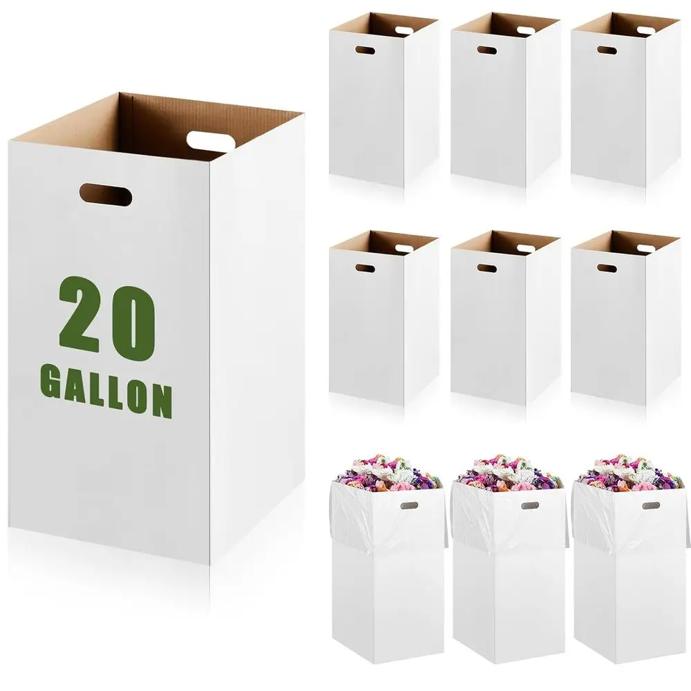 30 Gallon Cardboard Recycling Bins, Reusable & Disposable, Ideal for Bulk Waste or Party Cleanup with 20 Garbage Bags
30 Gallon Cardboard Recycling Bins, Reusable & Disposable, Ideal for Bulk Waste or Party Cleanup with 20 Garbage Bags