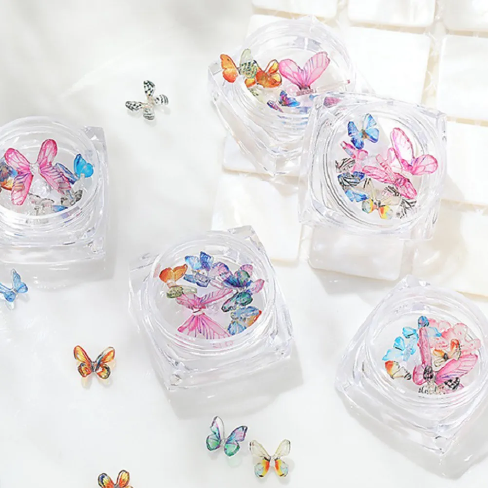 Набор из 5 штук: 3D-декор для ногтей в виде бабочек со стразами, блестками и полимерными пайетками для маникюра, DIY-дизайна и украшения ногтей
Набор из 5 штук: 3D-декор для ногтей в виде бабочек со стразами, блестками и полимерными пайетками для маникюра, DIY-дизайна и украшения ногтей